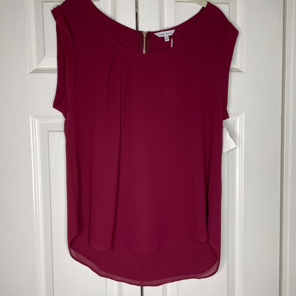Naked Zebra blouse, NWT
